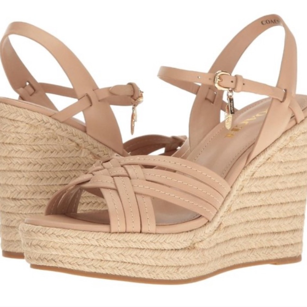 Coach Dottie Espadrille Wedge Sandals